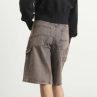 Dime Women's Denim Shorts in Premium Brown