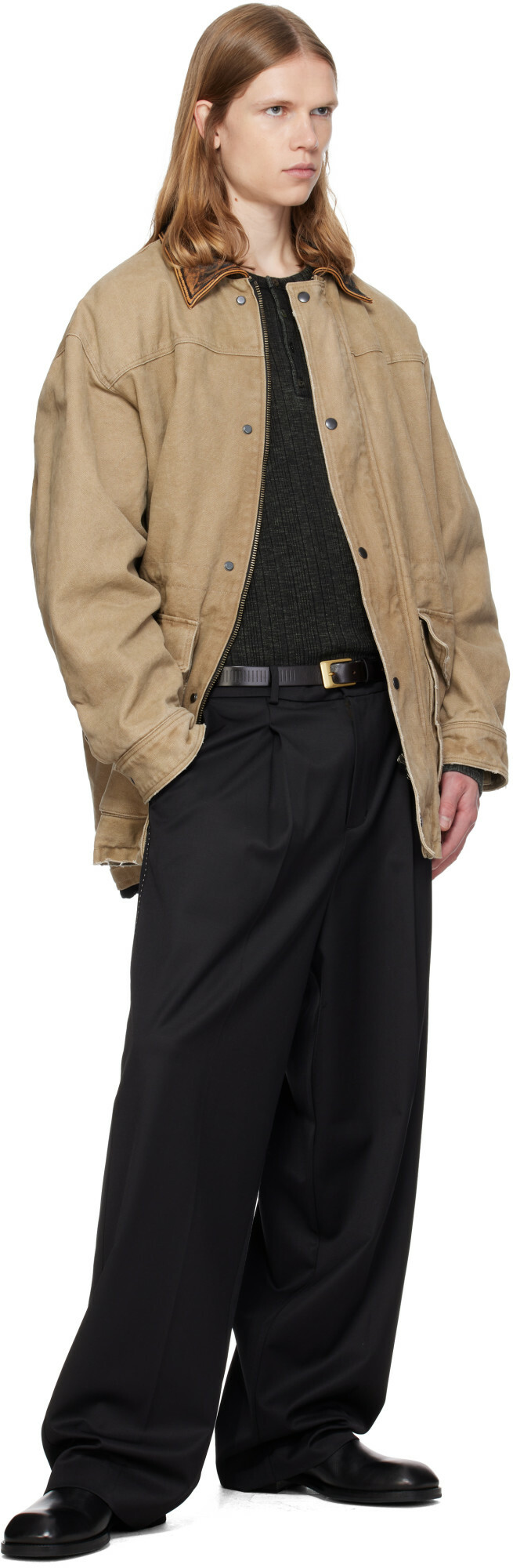 MMIC Beige Closed Form Jacket