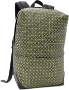 BAO BAO ISSEY MIYAKE Green & Black Liner Reflector Backpack