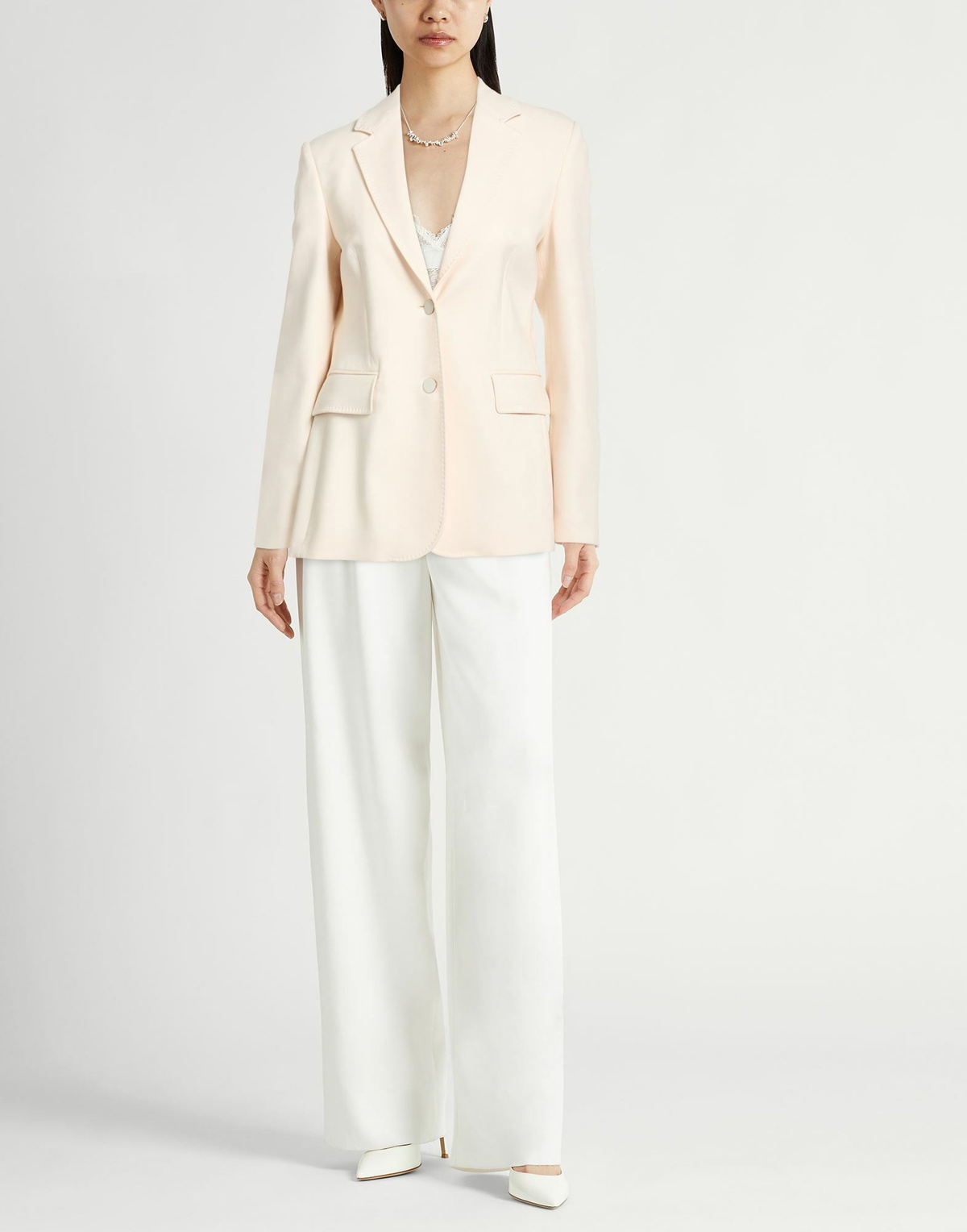 Agnona Womens Blazer in Beige