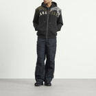 Maharishi Men's Kirin Embroidered Zip Hoodie in Black