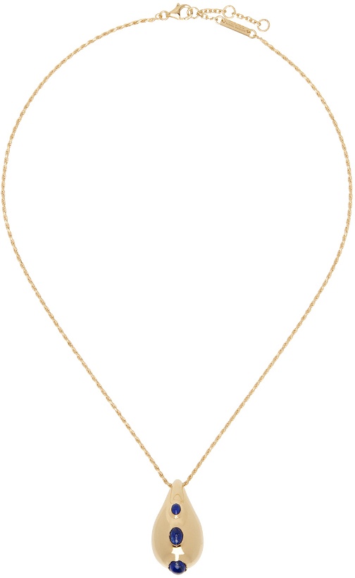 Photo: Bottega Veneta Gold Drop Necklace