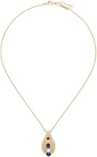 Bottega Veneta Gold Drop Necklace