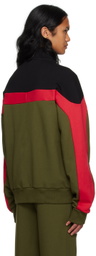SPENCER BADU Black & Green Bowl Track Jacket