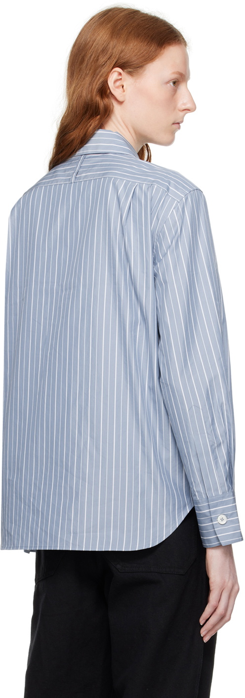 Margaret Howell Blue Striped Shirt