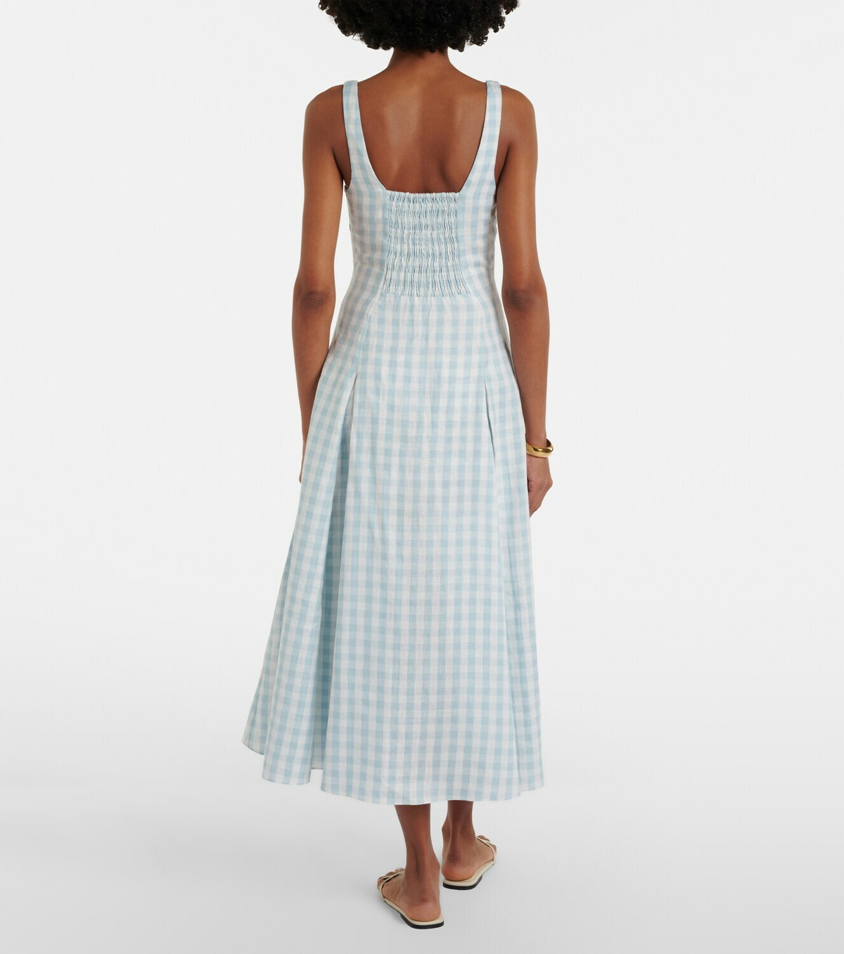 Faithfull Adalee gingham midi dress