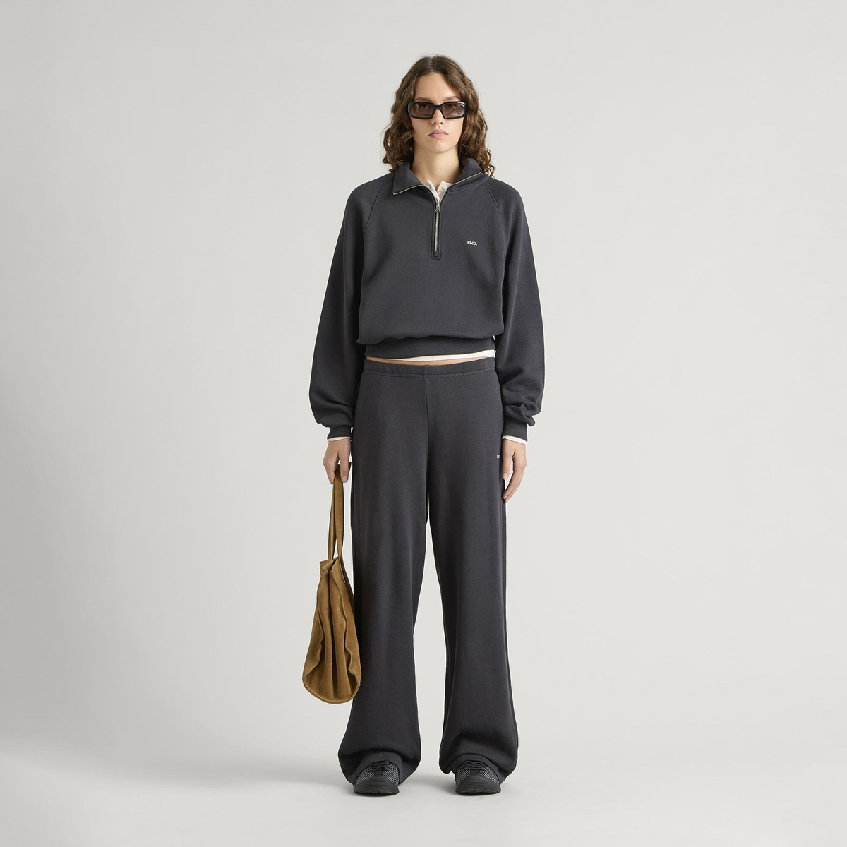 END. Women's Classic Sweatpants in Cinder Black