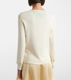 Chloé Ribbed-knit cotton jersey Henley shirt