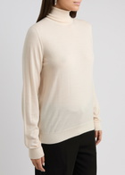 The Row Heva Fine-knit Wool Jumper Cream