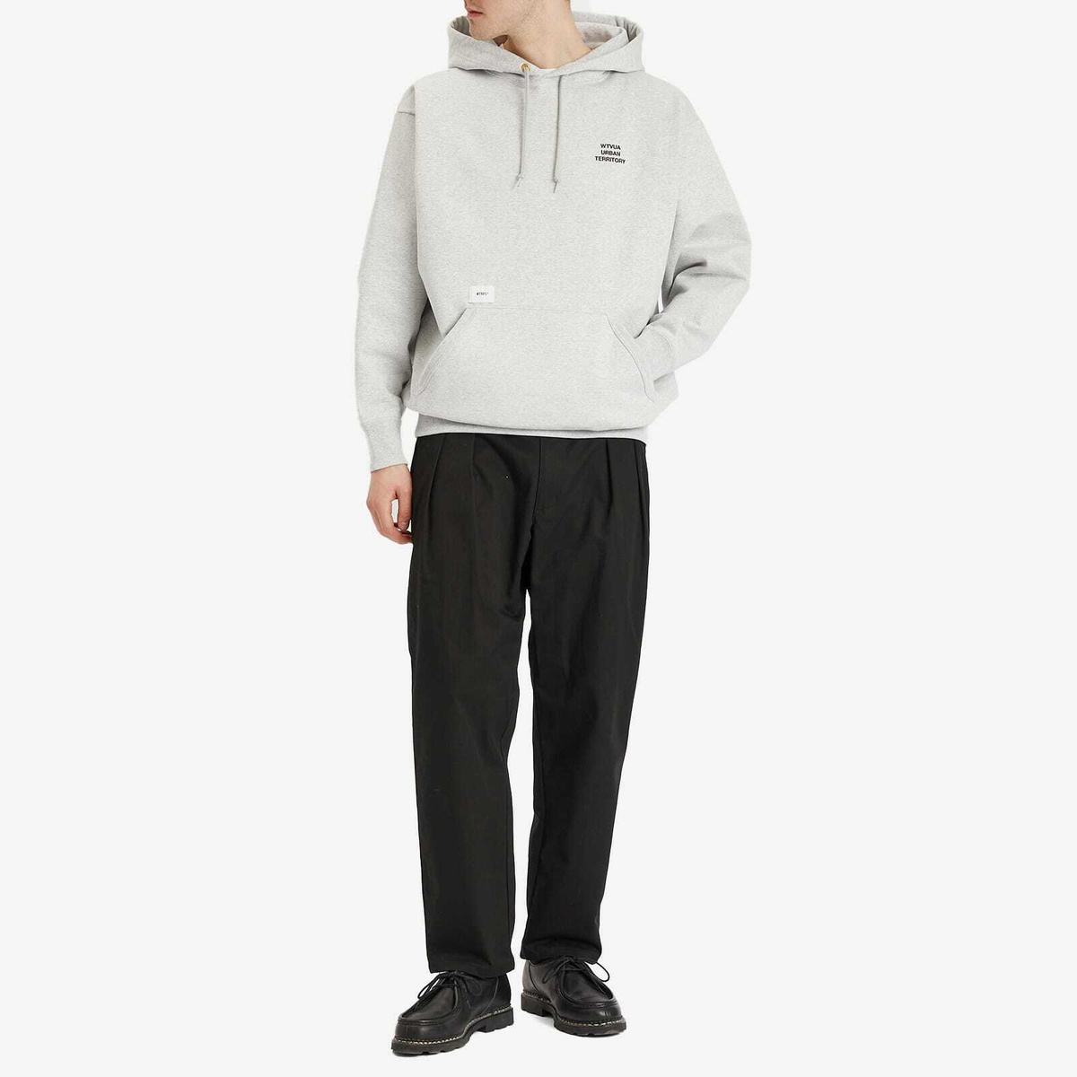 ♪送料無料★WTAPS★パーカー★Hoodie★アーム刺繍ロゴ★灰★XXL♪ 中古・古着通販】WTAPS (ダブルタップス) WUT／HOODY COTTON ロゴ刺繍