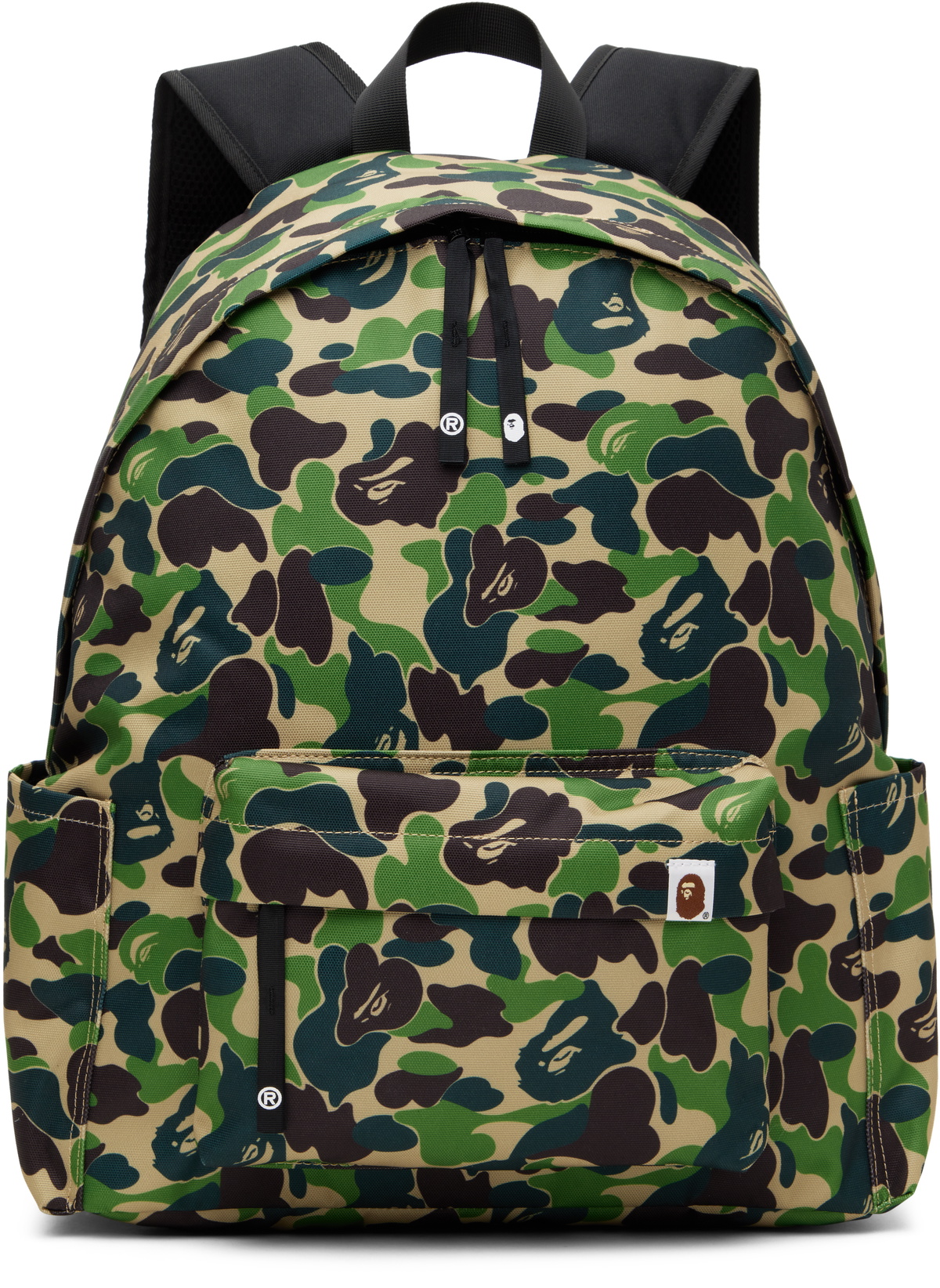 BAPE Green Mini ABC Camo Shark Bag A Bathing Ape
