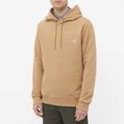 A.P.C. Men's Item Logo Hoody in Beige