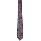 Dries Van Noten Pink & Green Paisley Tie