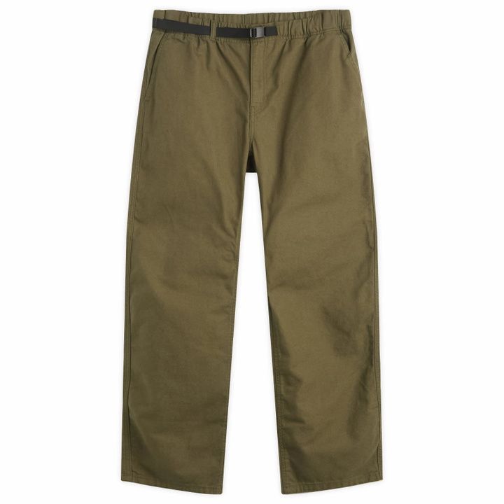 Photo: Patagonia Men's Point Reyes Canvas Gi Trousers in Basin Green