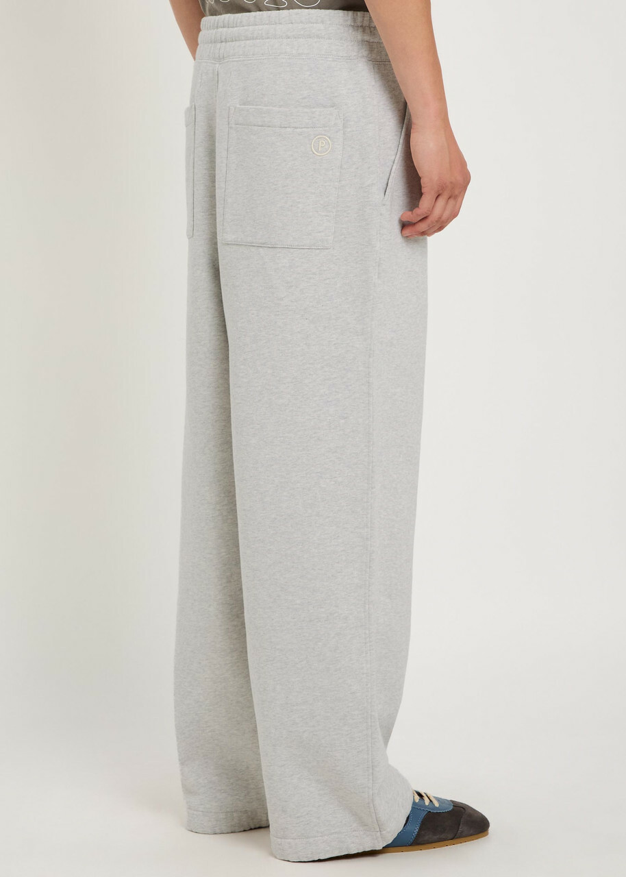Picante Everyday Wide-leg Cotton Sweatpants Grey