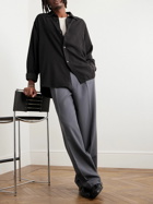 mfpen - Comfy Garment-Dyed TENCEL™ Lyocell-Flannel Shirt - Brown