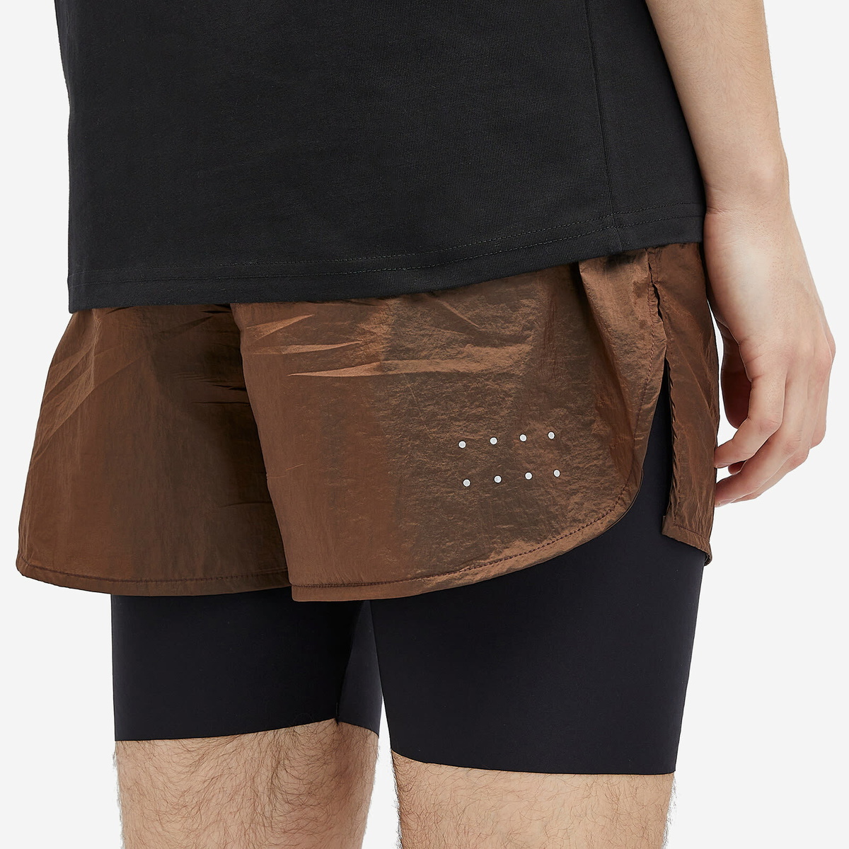 Over Over Men's 2-Layer Shorts in Hot Chocolate