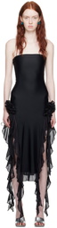 Fancì Club Black 'The Thieves' Maxi Dress