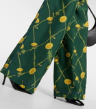 Burberry Floral silk pajama pants