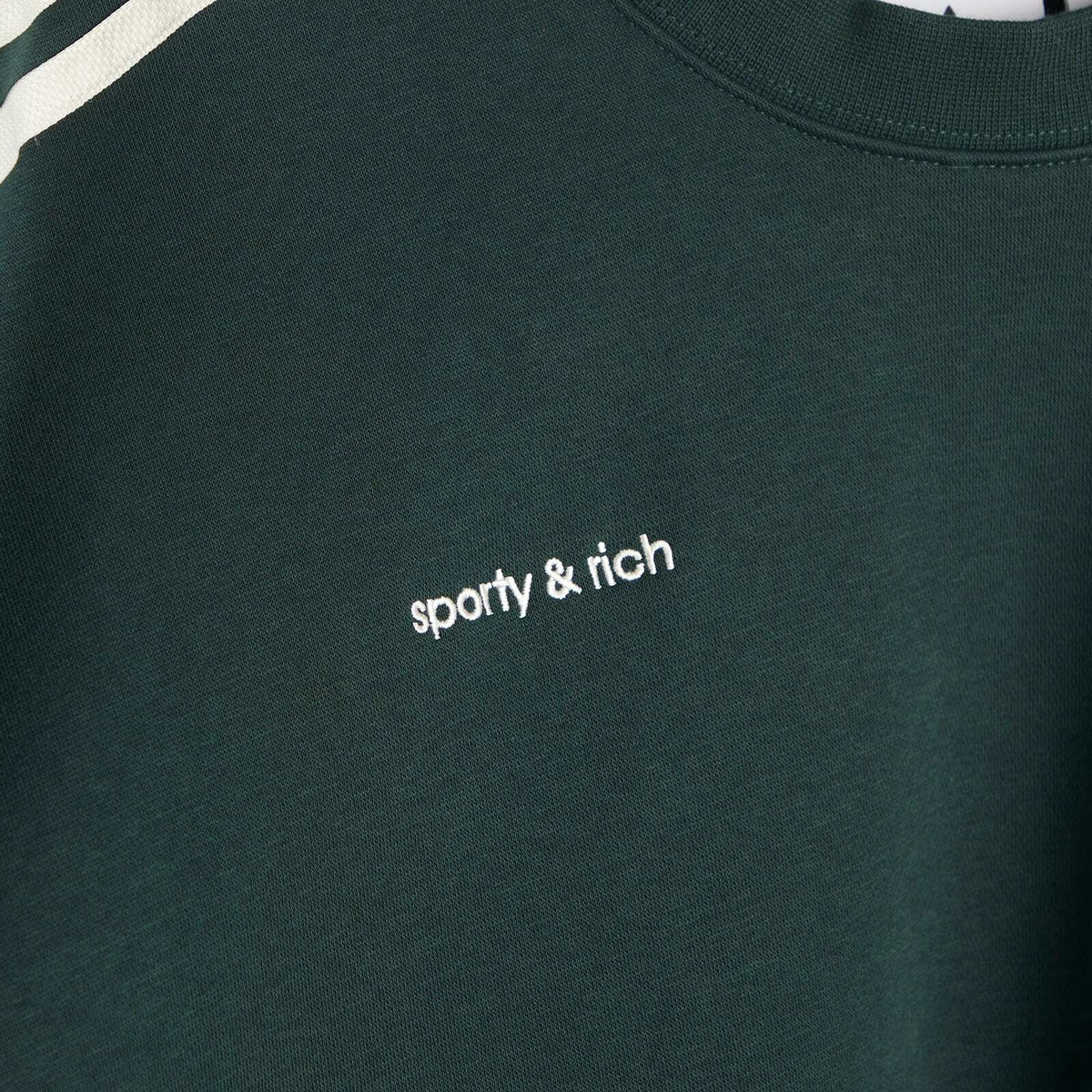 Adidas Women's X Sporty & Rich Sweatshirt in Shadow Green