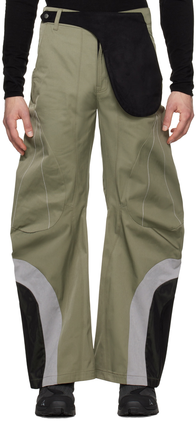 FFFPOSTALSERVICE Brown Articulated Waistbag Trousers FFFPOSTALSERVICE