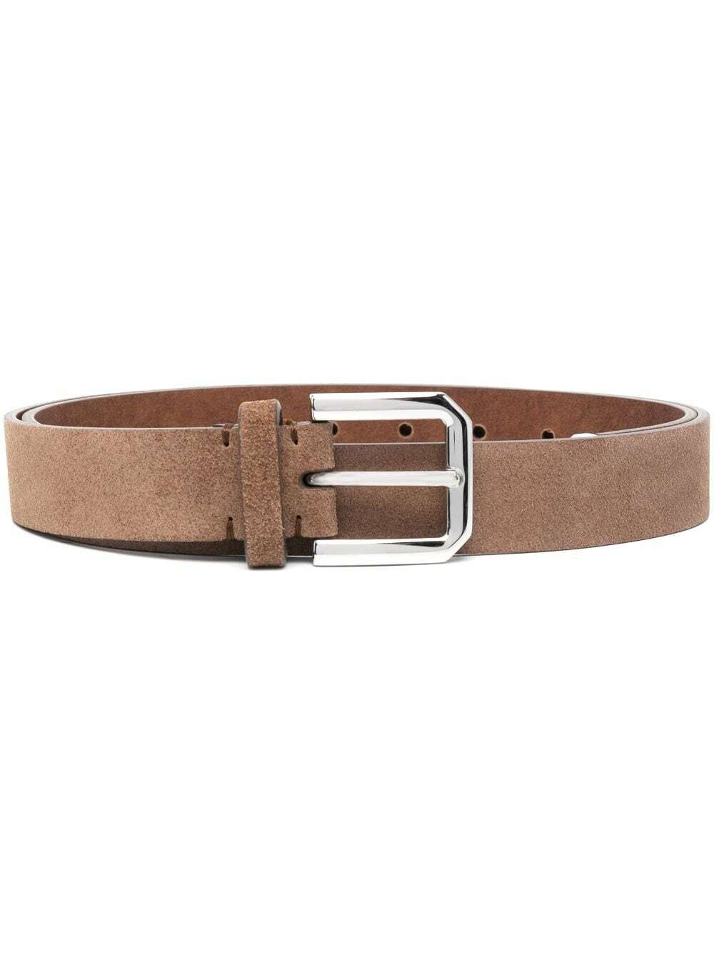 Brunello Cucinelli - 4.5cm Brown Suede Belt - Men - Brown Brunello