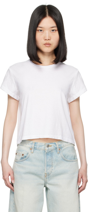 Photo: Re/Done White Hanes Edition 1950s Boxy T-Shirt