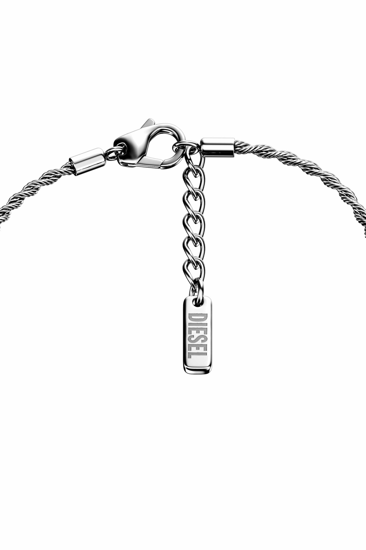 Diesel Stainless Steel ID Bracelet - Bracelets - Unisex - Silver