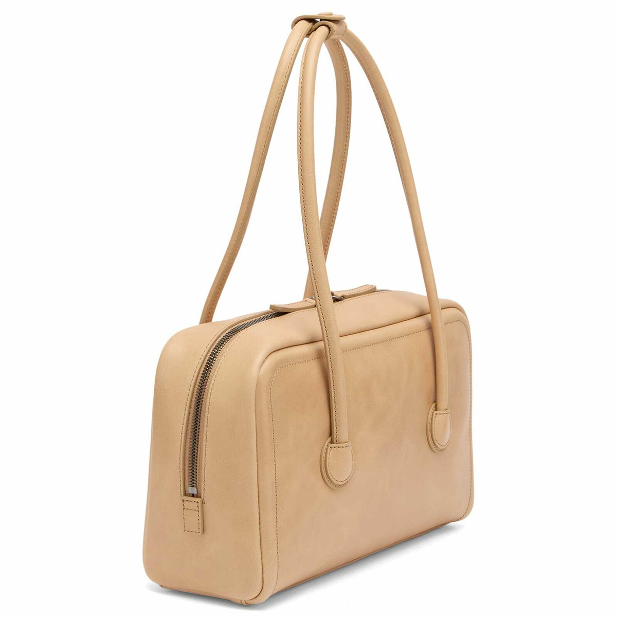 MARGESHERWOOD Women's Small Soft Boston Bag in French Beige 
