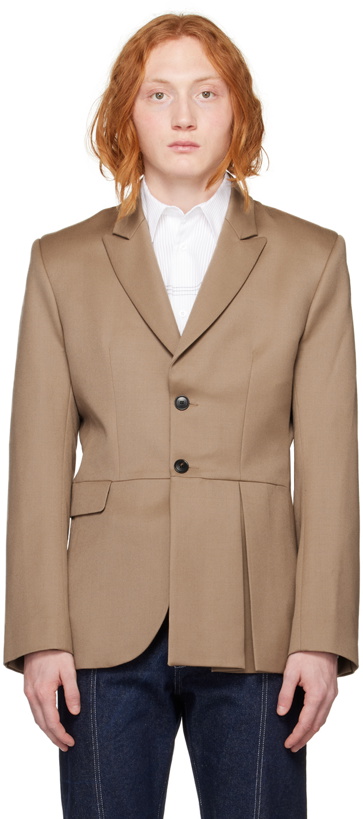 Photo: Steven Passaro SSENSE Exclusive Beige Blazer