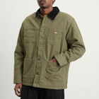 Dickies Men's Lined Canvas Chore Jacket in Military Green