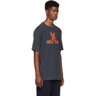 Heron Preston Blue and Orange Public Figure T-Shirt