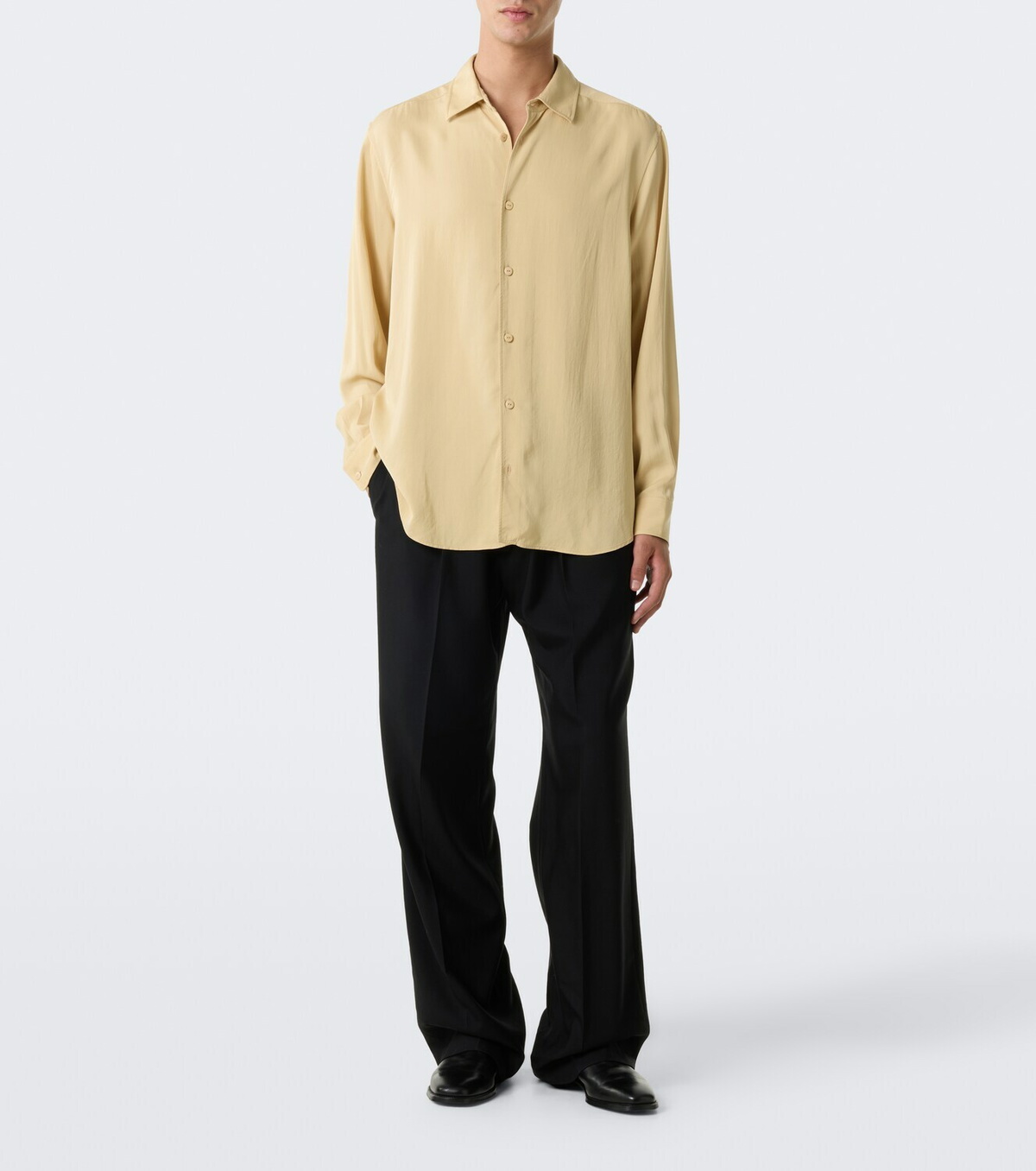 The Row Victor silk shirt