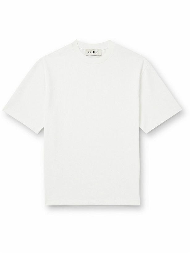 Photo: RÓHE - Organic Cotton-Jersey T-Shirt - White