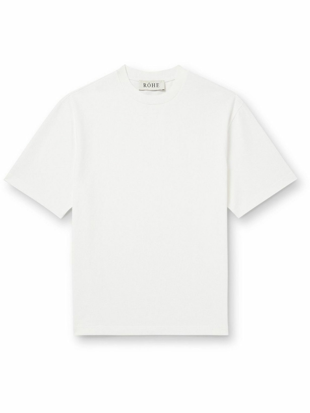 Photo: RÓHE - Organic Cotton-Jersey T-Shirt - White