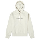 Calvin Klein Women's Archival Monologo Hoodie in Eggshell