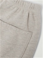 Cherry Los Angeles - Parachute Straight-Leg Logo-Appliquéd Cotton-Jersey Sweatpants - Gray