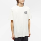 Moncler Men's Wave Logo T-Shirt in White
