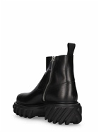 OFF-WHITE - Tractor Motor Leather Ankle Boots