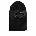 C.P. Company Men's Wool Goggle Balaclava in Black 