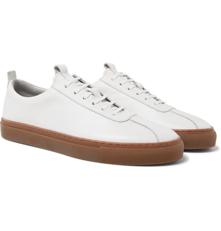 Photo: Grenson - Leather Sneakers - White