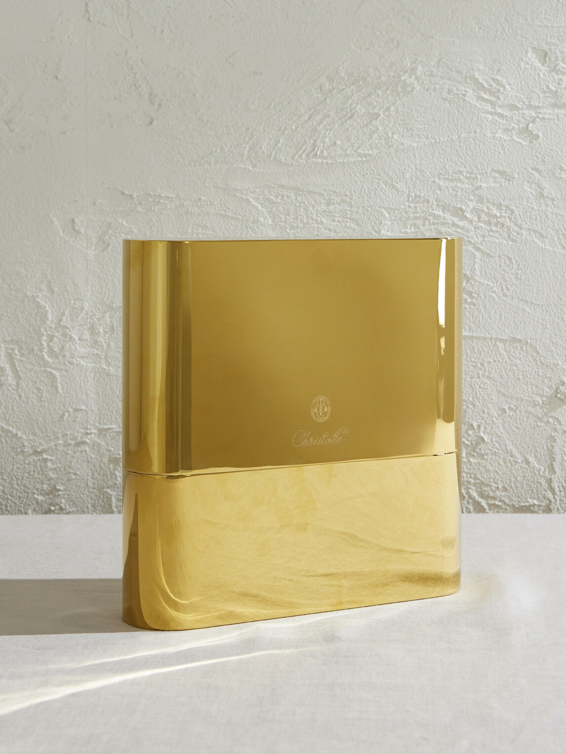 Christofle - Concorde Vartiations Gold-Tone Stainless Steel Cutlery Case