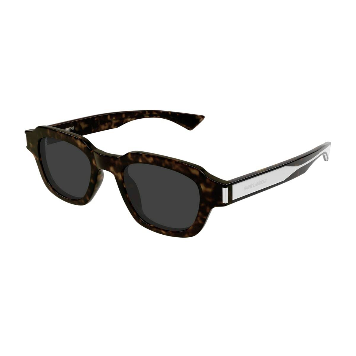 Saint Laurent Eyewear Saint Laurent Sl 791 Linea Corner Angle 002 Havana Crystal Grey Sunglasses
