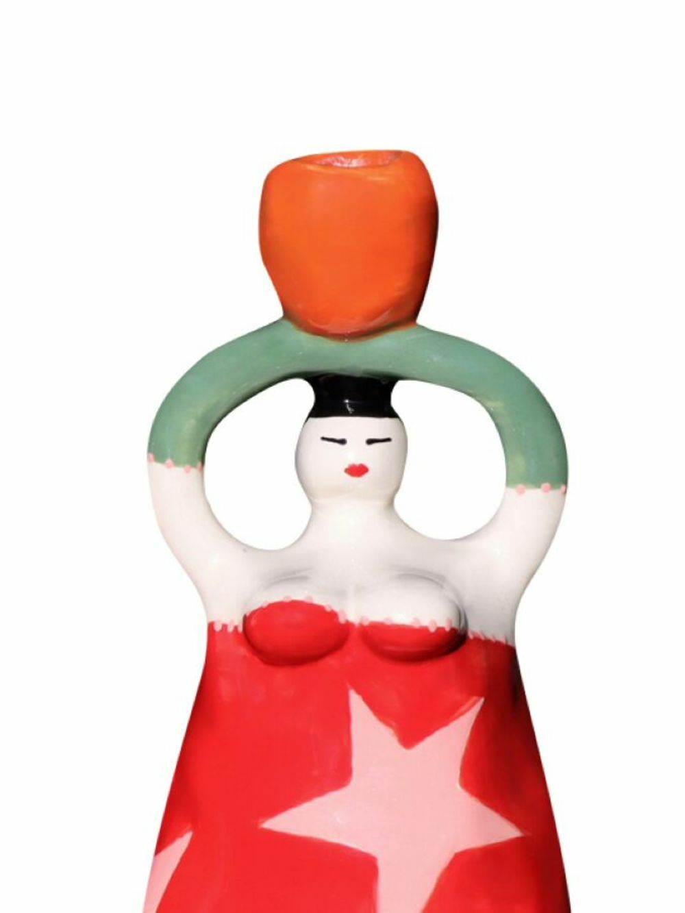 LAETITIA ROUGET X Browns Porcelain Candle Holders (Set Of Two)