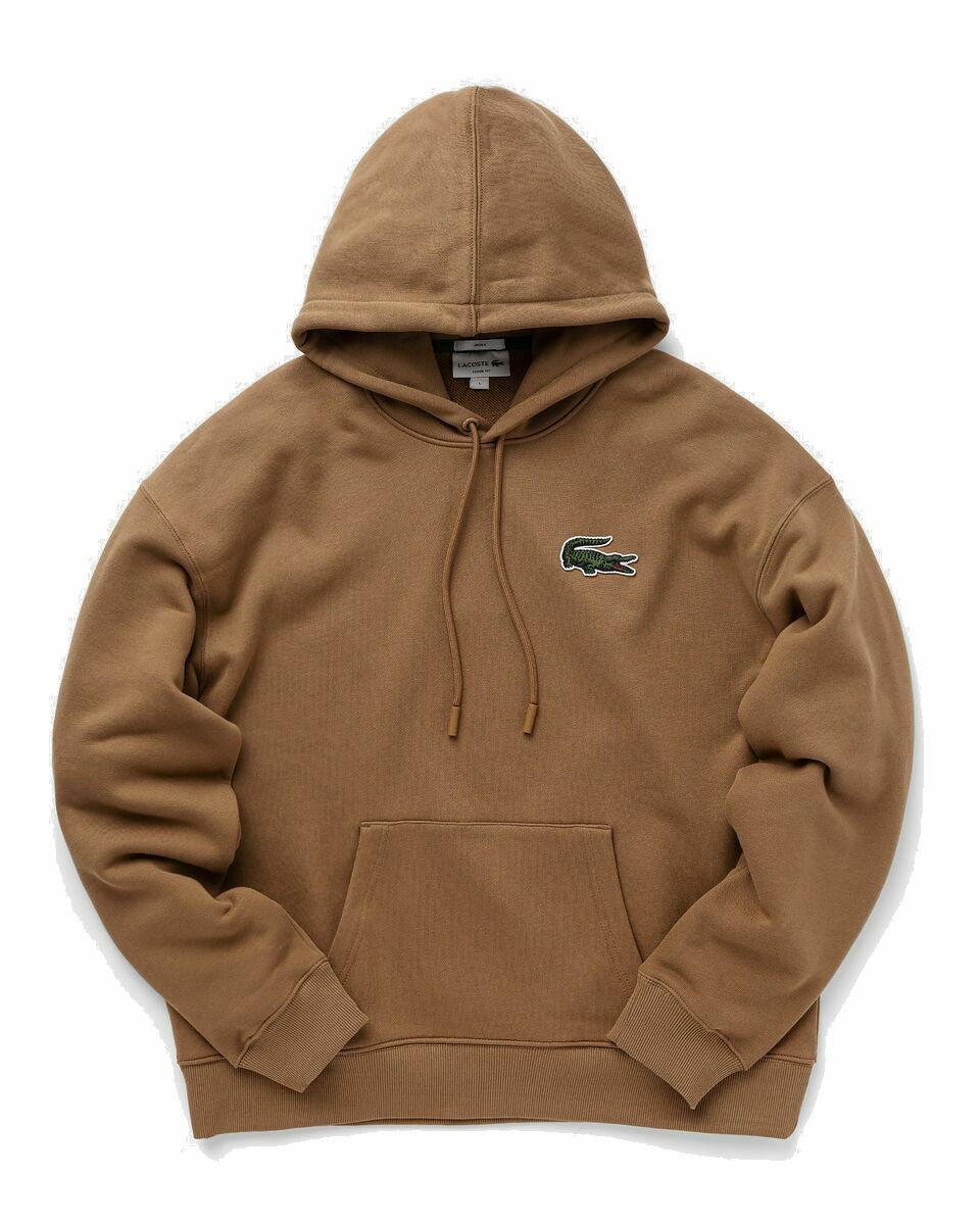 Photo: Lacoste Sweatshirts Brown - Mens - Hoodies