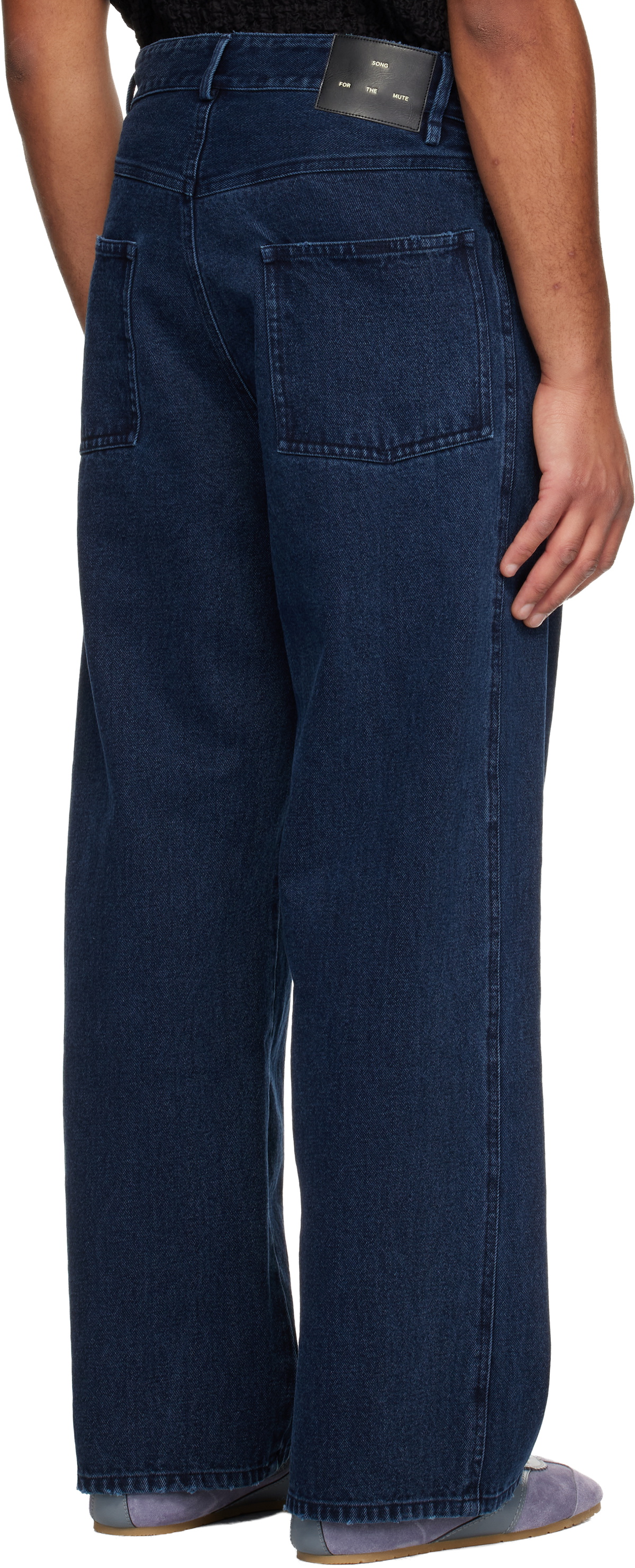 Song for the Mute Blue Overdye Baggy Jeans