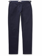 Orlebar Brown - Fallon Straight-Leg Cotton-Blend Twill Trousers - Blue