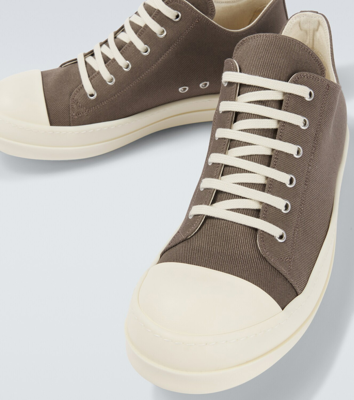 Rick Owens DRKSHDW Temple denim low-top sneakers