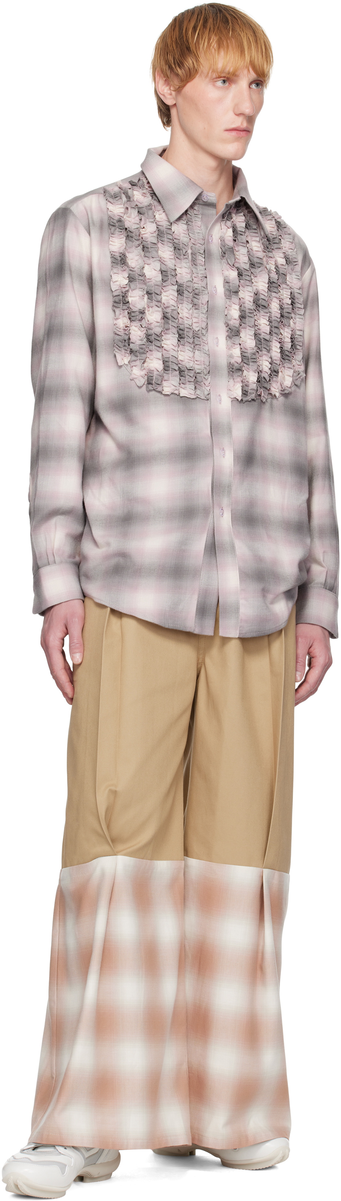 Collina Strada Beige Cedar Trousers