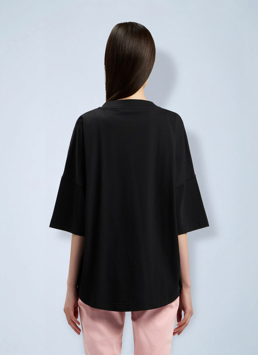 Palm Angels Neck Logo Over T-Shirt